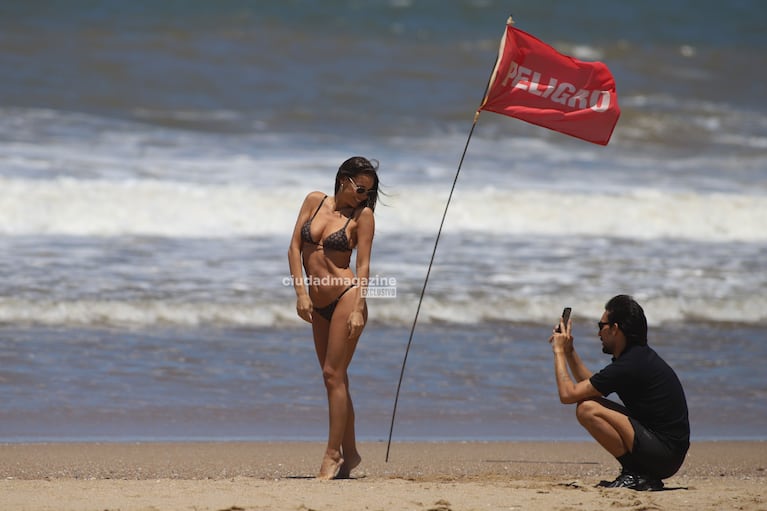 Pampita en Punta del Este.