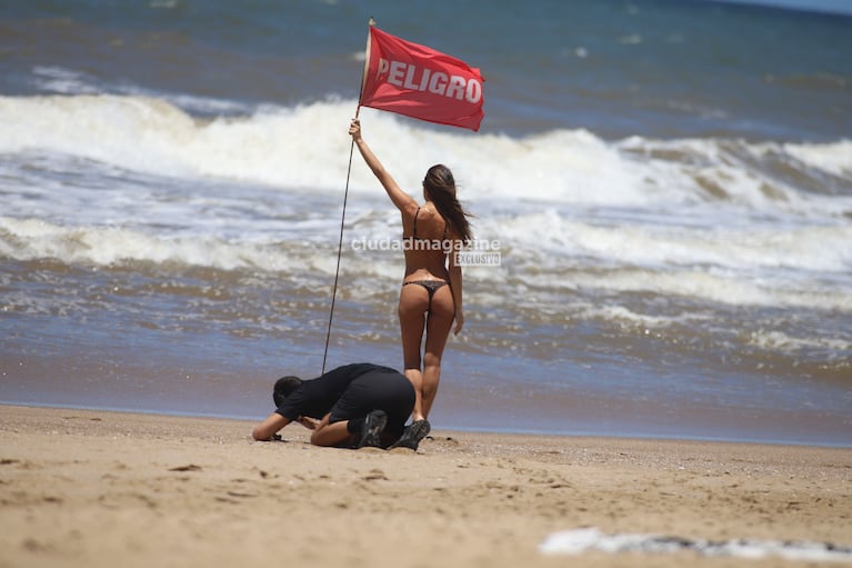 Pampita en Punta del Este.