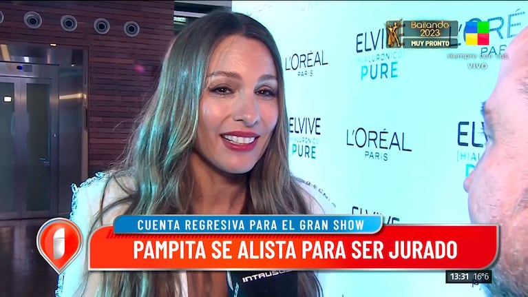 Pampita habló con Intrusos.