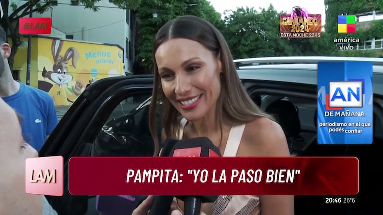 Pampita habló con LAM.