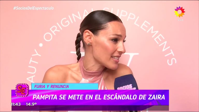 Pampita habló con Socios del Espectáculo.