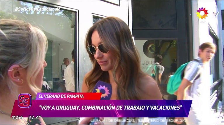 Pampita habló con Socios del Espectáculo.