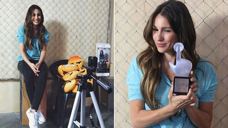 Pampita, la invitada del programa 100 de #UnaTardeCon por Facebook Live de Ciudad.com. (Fotos: Ciudad.com y Movilpress)