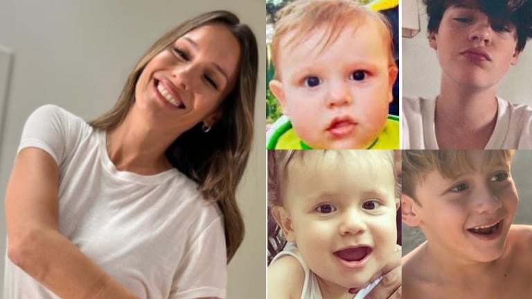 Pampita mostró cómo crecieron sus hijos, Bautista, Beltrán y Benicio