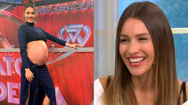 Pampita mostró cómo quedaron sus pies tras usar tacos en La Academia, en la recta final de su embarazo