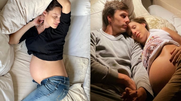 Pampita publicó la primera foto oficial de Ana, la beba que tuvo con Roberto García Moritán (Fotos: Instagram)