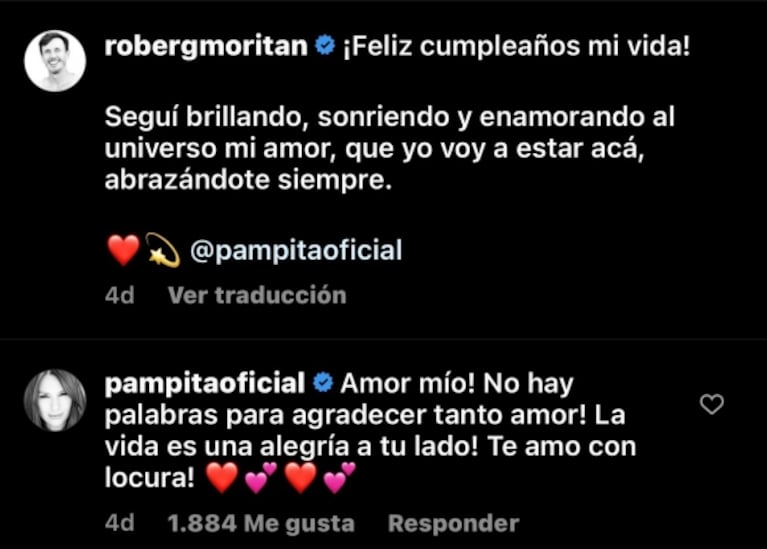 Pampita recibió un increíble regalo de su marido: el banco de la película Un lugar llamado Notting Hill