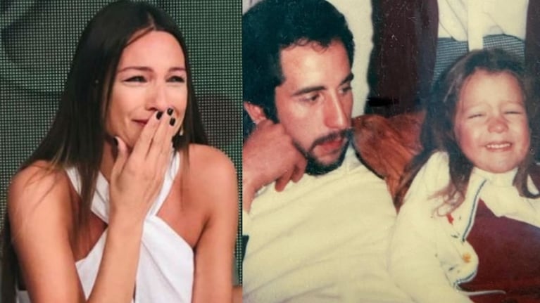 Pampita recordó a su papá con fotos de su infancia: Un beso al cielo