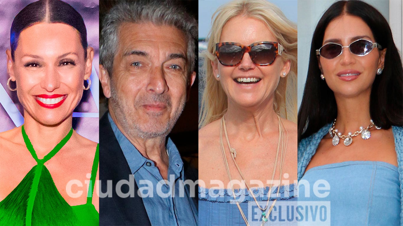 Pampita, Ricardo Darín, Valeria Mazza y Zaira Nara marcan tendencia con sus looks en el verano 2025 en Punta del Este (Fotos: RS Fotos).