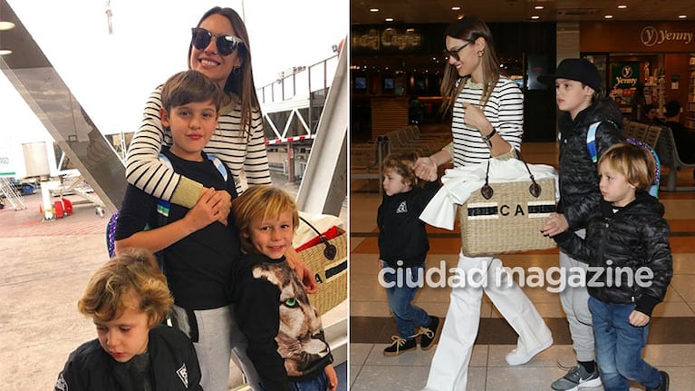 Pampita se muda con sus hijos a la torre Le Parc Alcorta