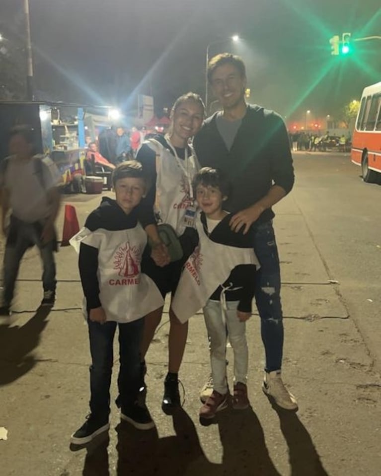 Pampita se quebró al llegar a Luján tras su peregrinación: el recuerdo de Blanca y el apoyo de sus hijos con Roberto