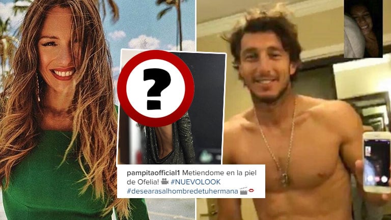 Pampita, sensual cambio de look… y FaceTime con Pico Mónaco (Foto: Instagram)