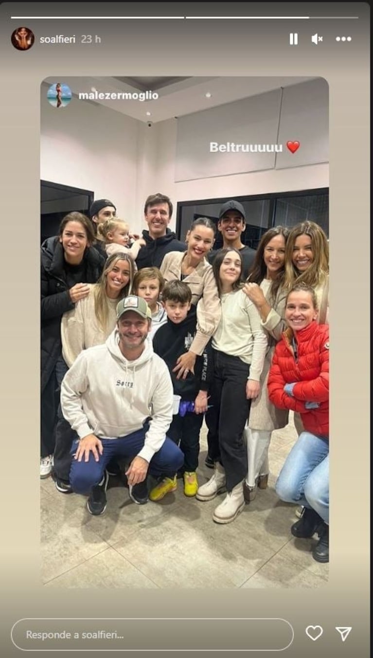 Pampita y Benjamín Vicuña celebraron juntos el cumpleaños de Beltrán