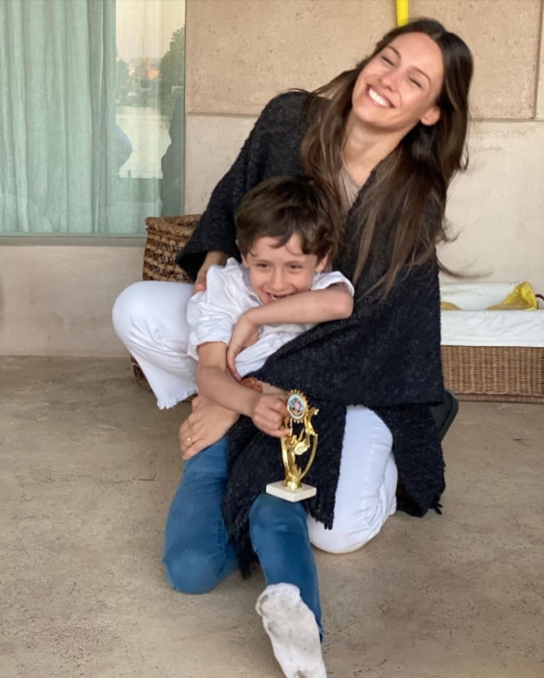 Pampita y Benjamín Vicuña, juntos en el cumpleaños de su hijo Benicio: "Te amo con mi alma, cachorro"