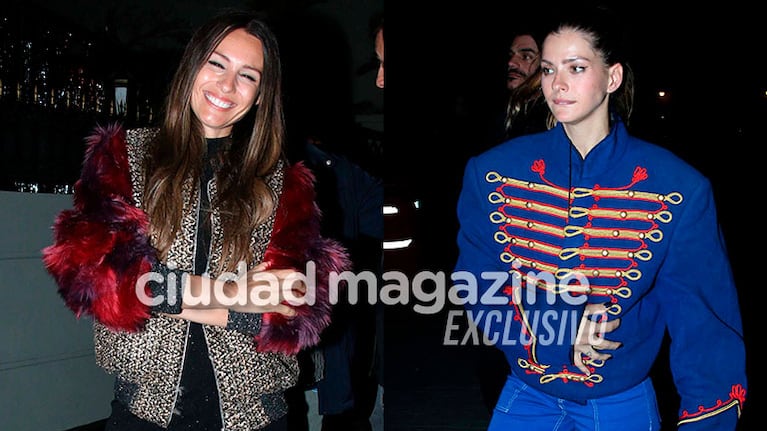 Pampita y China Suárez coincidieron en un evento en la noche porteña (Fotos: Movilpress).