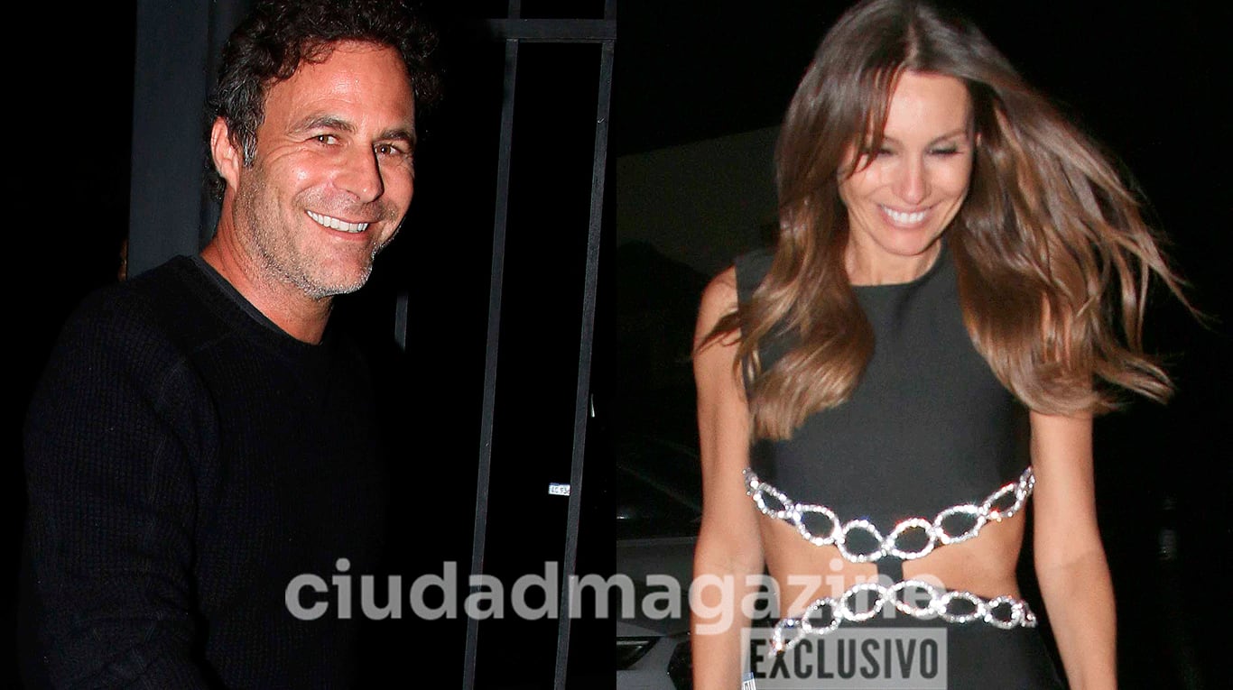 Pampita y Martín Pepa en la noche porteña (Fotos: Movilpress).