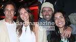 Pampita y Martín Pepa posaron junto a Zaira Nara y Facundo Pieres (Foto: Movilpress)