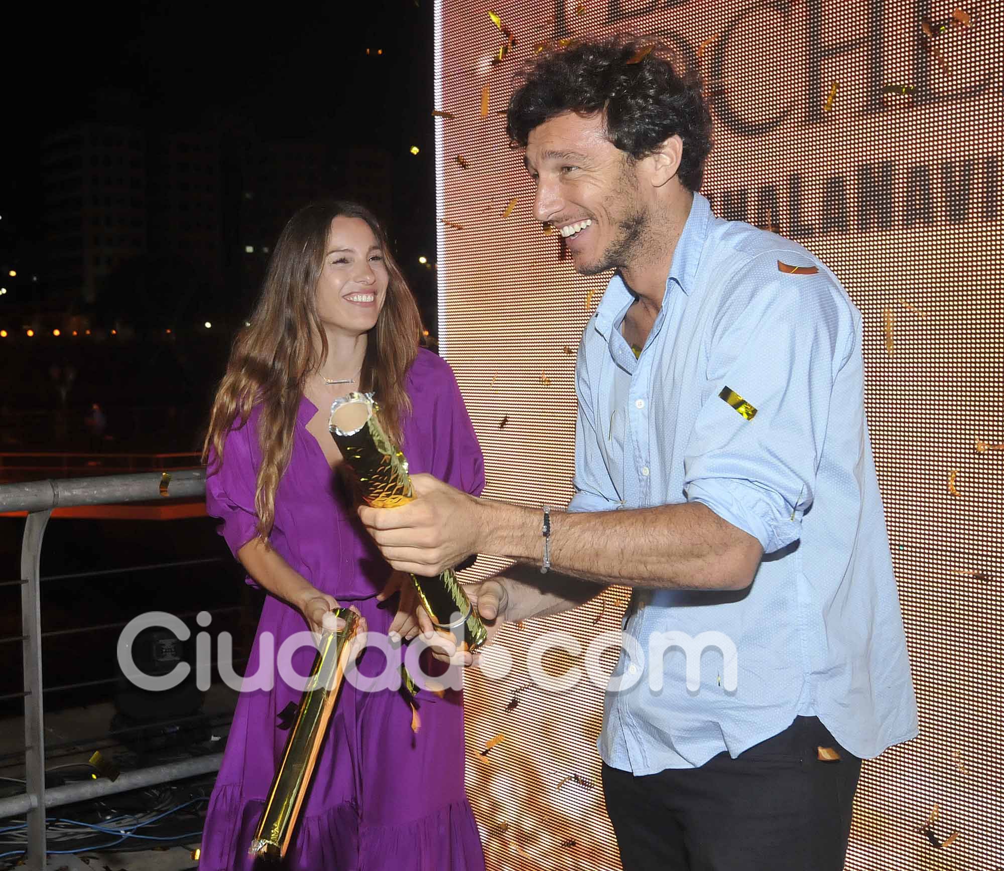 Pampita y Pico Mónaco, las fotos de su cálido encuentro con Zaira, Jakob von Plessen y su beba, Malaika. (Foto: Movilpress)