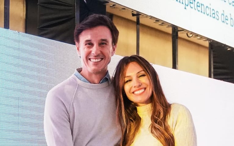 Pampita y Roberto García Moritán.