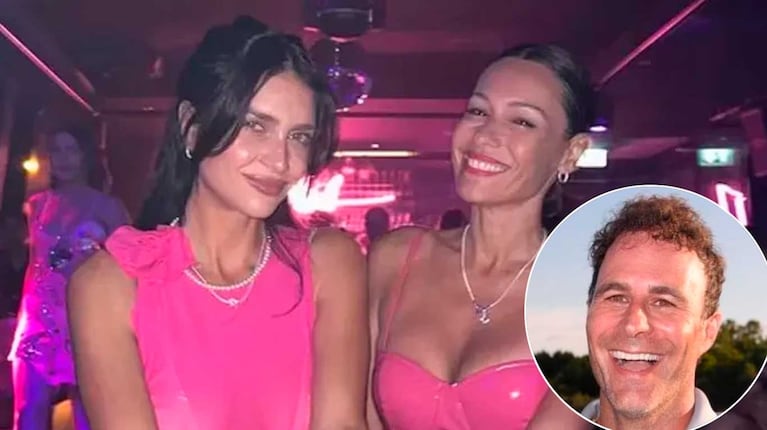 Pampita, Zaira Nara y Martín Pepa