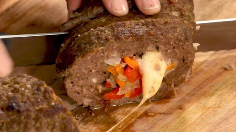 Pan de carne relleno: receta fácil, paso a paso 