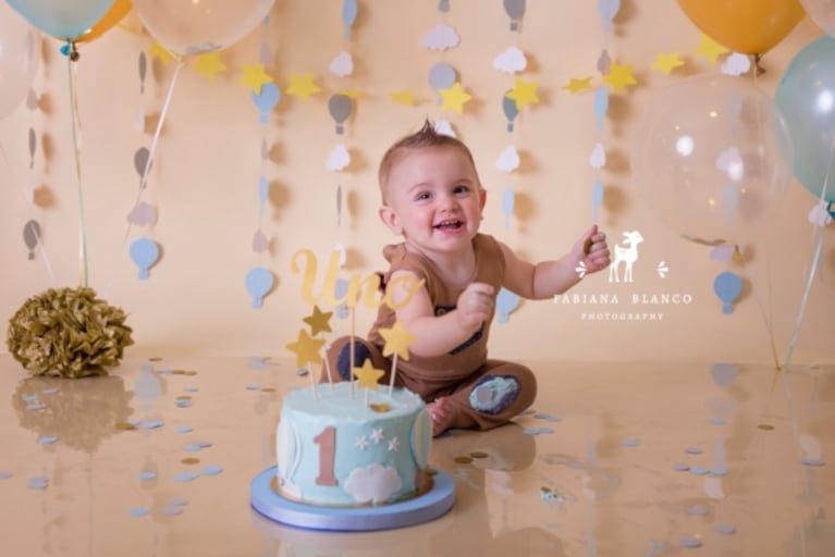 Panam celebró el primer año de Bautista y su bautismo: "Él vino a llenar de alegría a la familia" 