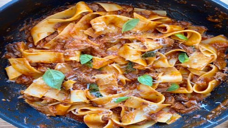 Papardelle con ragú de carne: una receta simple para tu cocina 