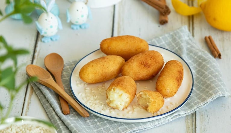 Paso a paso para preparar croquetas de arroz