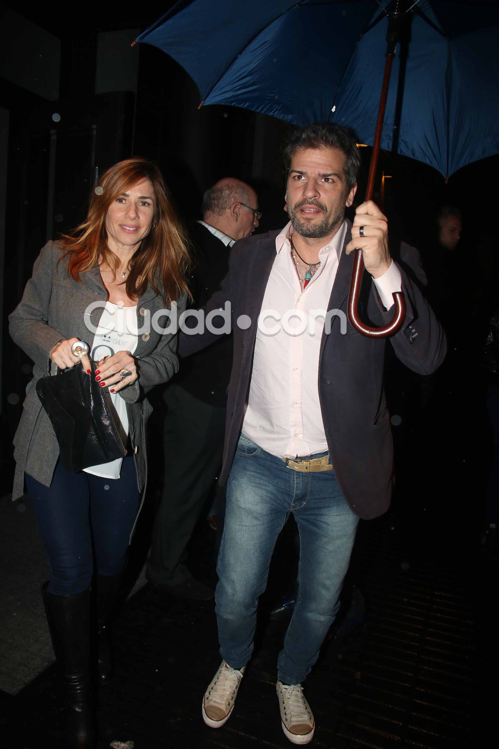 Patricio Giménez no se perdió el festejo de su hermana (Fotos: Movilpress).