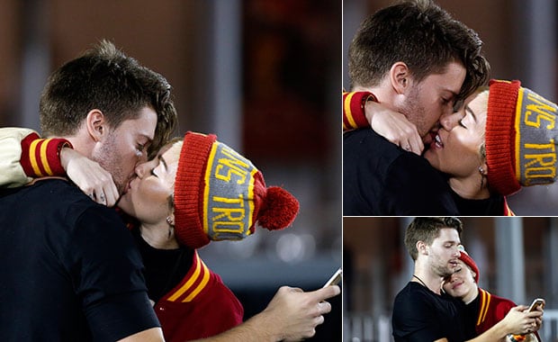 Patrick Schwarzenegger y Miley Cyrus, amor oficializado. (Foto: Grosby Group)