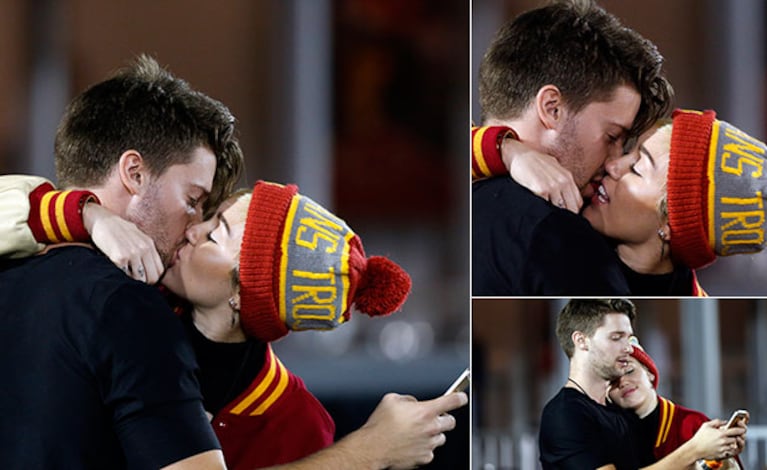 Patrick Schwarzenegger y Miley Cyrus, amor oficializado. (Foto: Grosby Group)