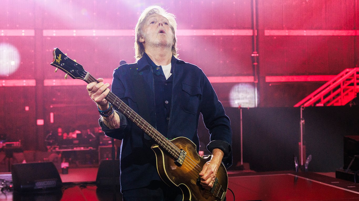 Paul McCartney durante el último ensayo antes de su gira.