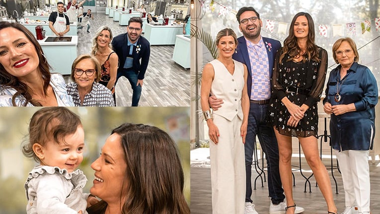 Paula Chaves compartió el back de Bake Off en la instancia final.