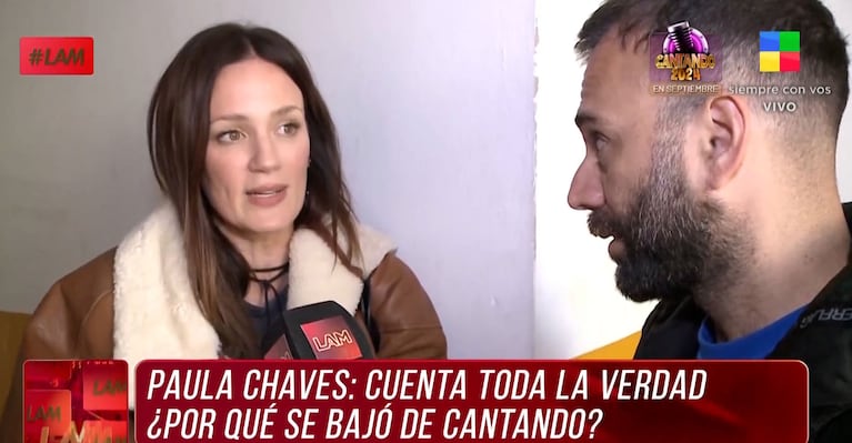 Paula Chaves habló a fondo de la versión de enojo de Marcelo Tinelli por bajarse de Cantando 2024