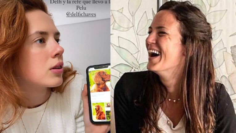 Paula Chaves hizo un divertido posteo tras ver el cambio de look de su hermana, Delfina.