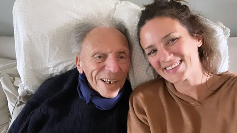 Paula Chaves mostró cómo es su día a día viviendo con su abuelo.