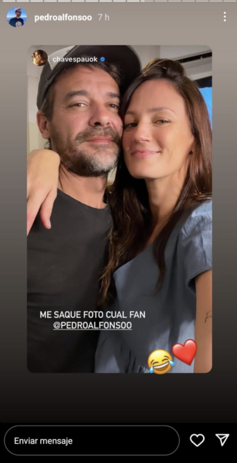 Paula Chaves, Olivia y Filipa fueron a ver a Pedro Alfonso al teatro: "Siempre acompañando a papá"