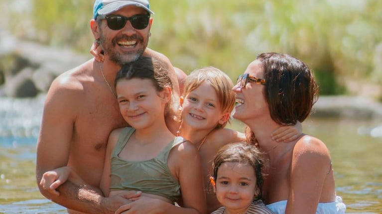  Paula Chaves, Pedro Alfonso y sus hijos.