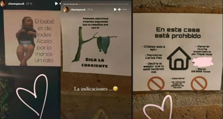 Paula Chaves y Pedro Alfonso compartieron las reglas que pusieron para Navidad: "Está prohibido sacar 200 fotos"