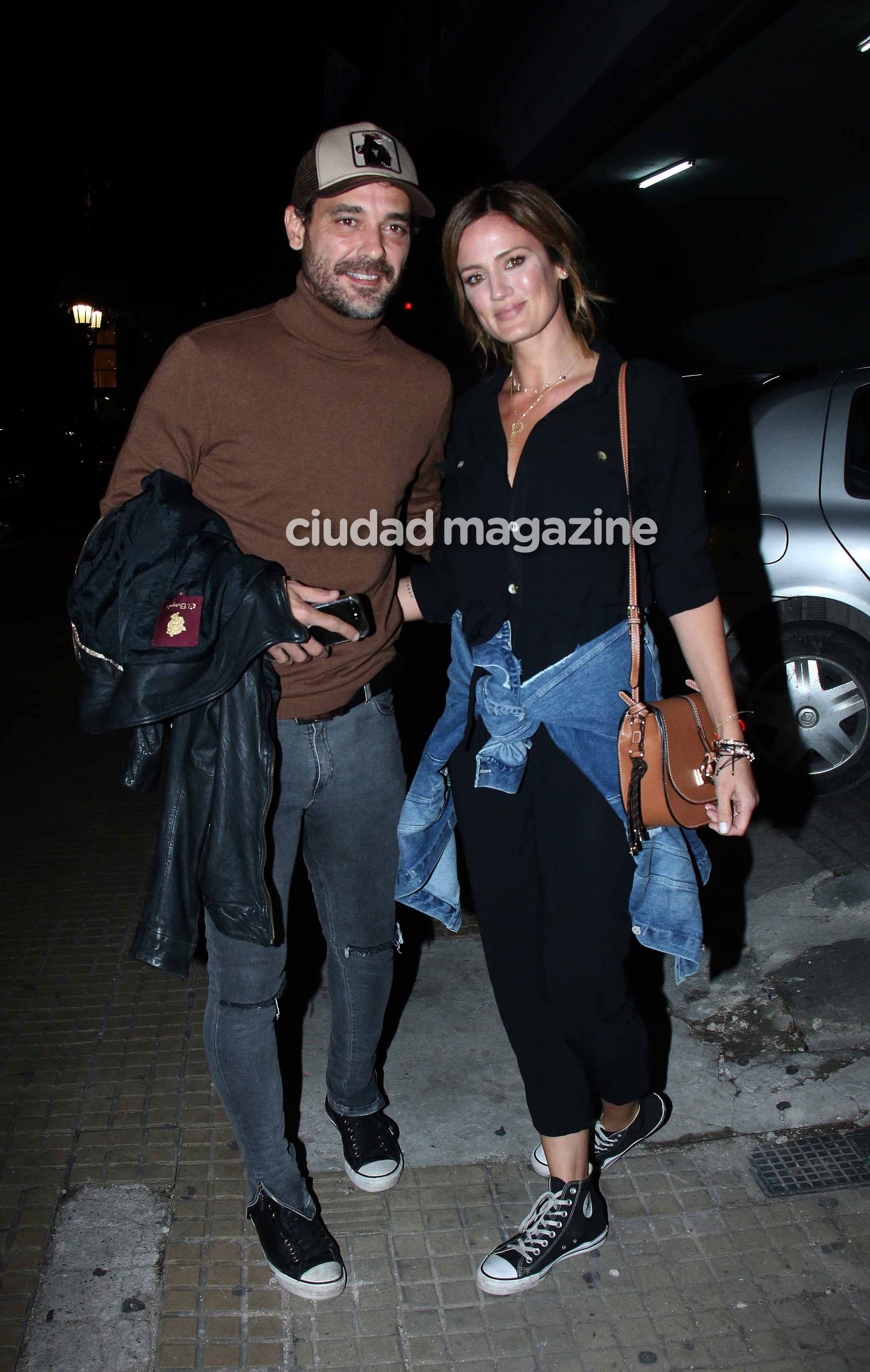 Paula Chaves y Pedro Alfonso, en el show de Benjamín Amadeo en La Trastienda (Foto: Movilpress)