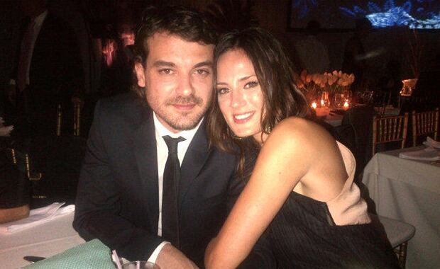 Paula y Peter, enamorados en la boda de Spina y Larreta (Foto: @paulitachaves). 