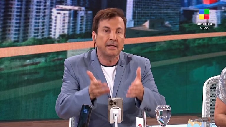 Paulo Vilouta aclaró su desafortunado comentario sobre Eliana Guercio que enojó a Chiquito Romero