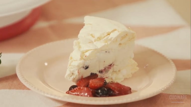 Pavlova sándwich: receta simple, paso a paso 