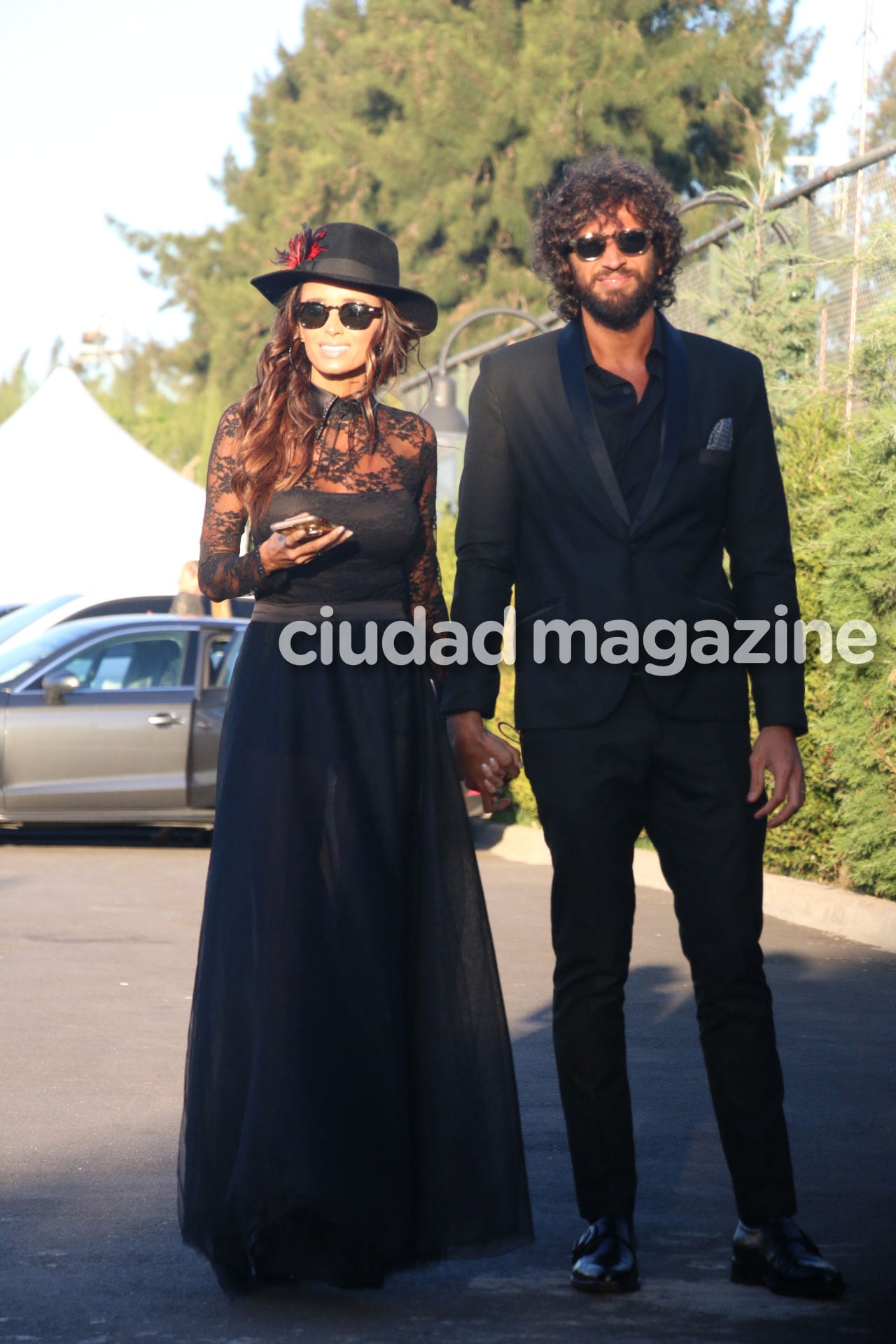 Paz Cornú y Diego Orden, en el casamiento de Jorge Rial y Romina Pereiro (Foto: Movilpress)