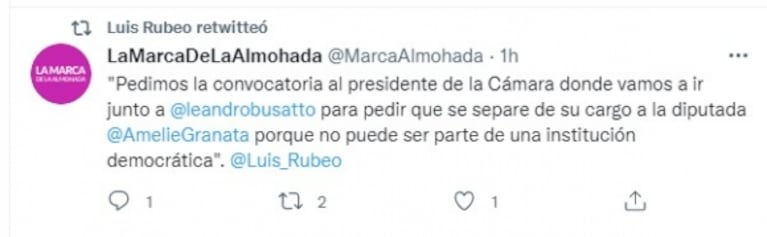 Pedirán la expulsión de Amalia Granata de Diputados por sus declaraciones tras el ataque a Cristina Kirchner