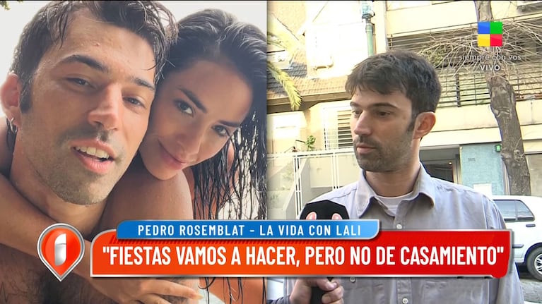 Pedro Rosemblat reveló qué lo enamora de Lali Espósito, a medio año de confirmar su romance