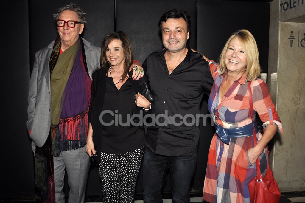 Pepito Cibrián, Ana María Picchio, Marcos Carnevale y Solita Silveyra. (Foto: Jennifer Rubio-Ciudad.com) 