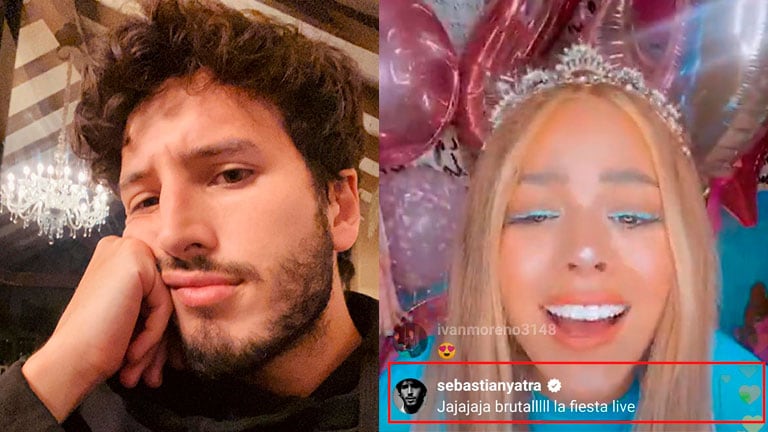 Pese al gesto de Tini Stoessel, Sebastián Yatra saludó varias veces a Danna Paola en su cumpleaños: Brutal la fiesta online