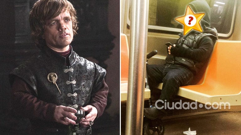 Peter Dinklage, una estrella de Hollywood que viaja en el subte de Nueva York