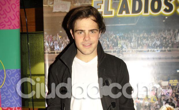 Peter Lanzani disfrutó del reencuentro con sus compañeros (Foto: Jennifer Rubio). 